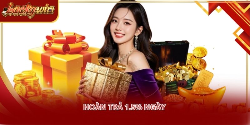 Hệ thống tự động tính toán tổng số tiền cược hợp lệ trong ngày để hoàn trả